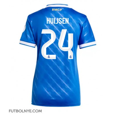 Camiseta Real Madrid Dean Huijsen #24 Tercera Equipación para mujer 2025-26 manga corta Camiseta Real Madrid Dean Huijsen #24 Tercera Equipación para mujer 2025-26 manga corta